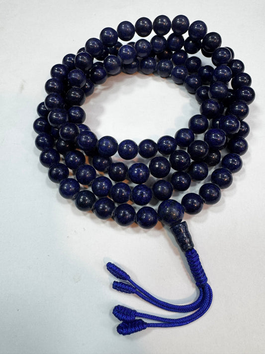 Tibetan Buddhist Lapis Lazuli Mala Prayer Beads