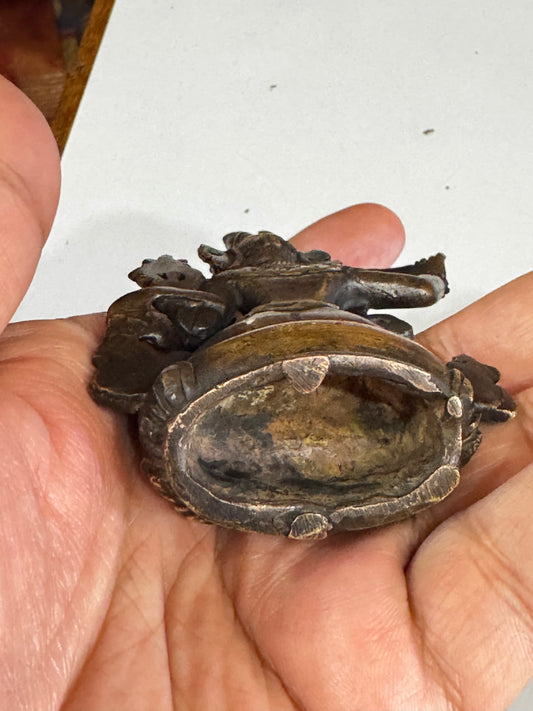 Tibetan Nepalese handmade manjushri / manjushree small statue