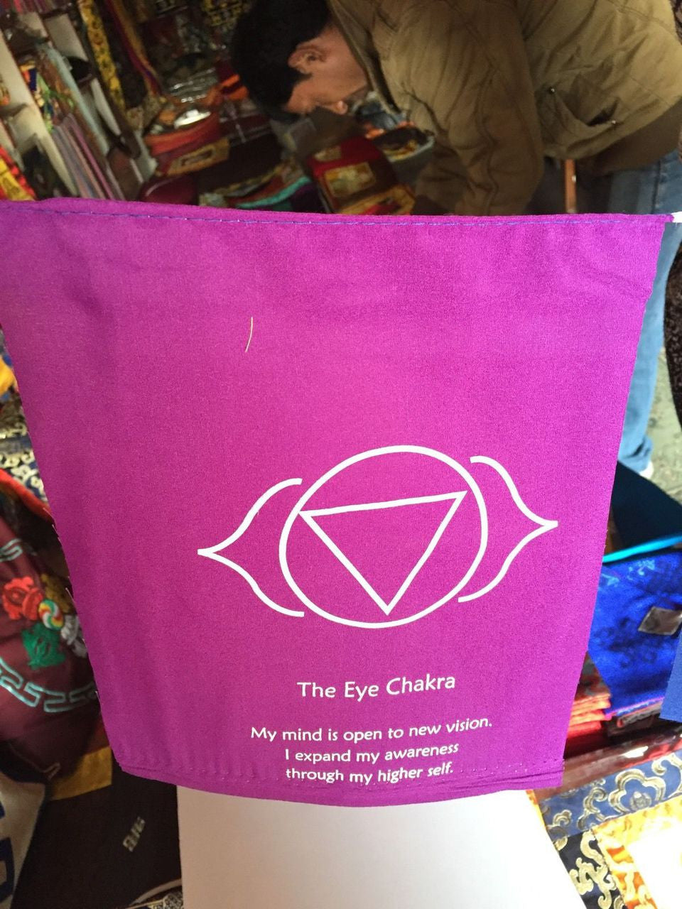 Bouddhisme tibétain Drapeaux de prière 7 Chakras / Lungta