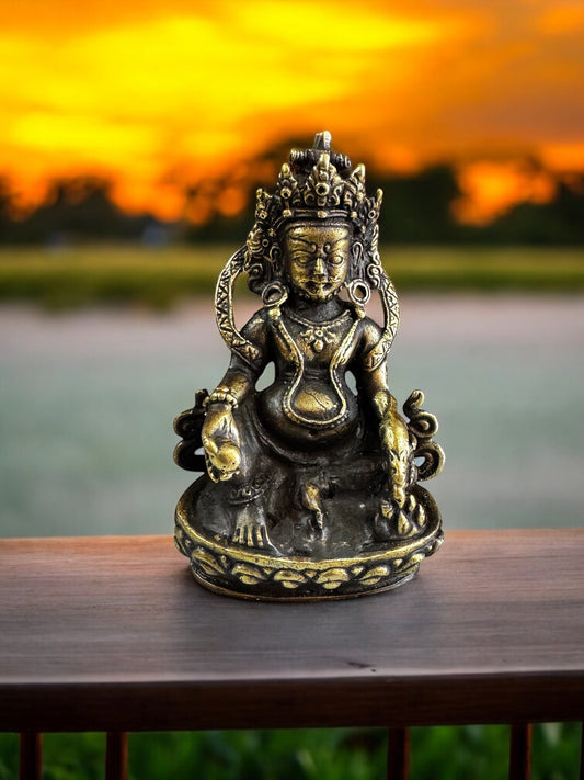Nepalese buddhist handmade small zambala statue