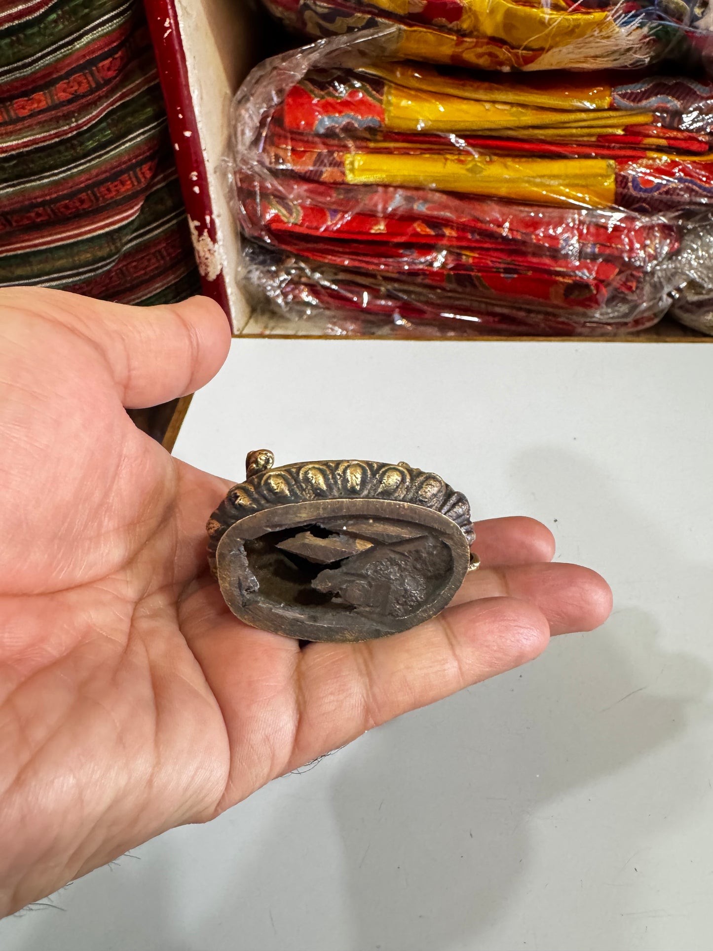 Nepalese buddhist handmade small zambala statue