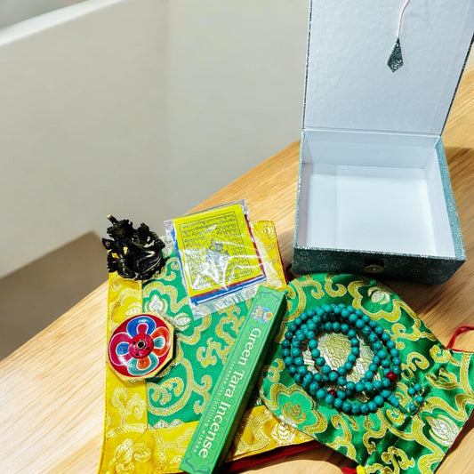 Tibetan Buddhist Green Tara Meditation & Healing Kit