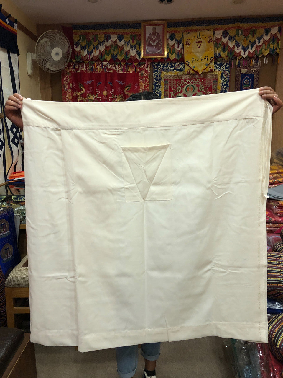 Tibetan Buddhist uni-Sex Cotton Meditation Skirt/danji/Half chubba/Monks Skirt