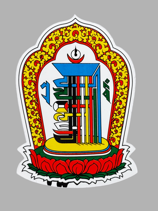 Buddhist kalachakra sticker