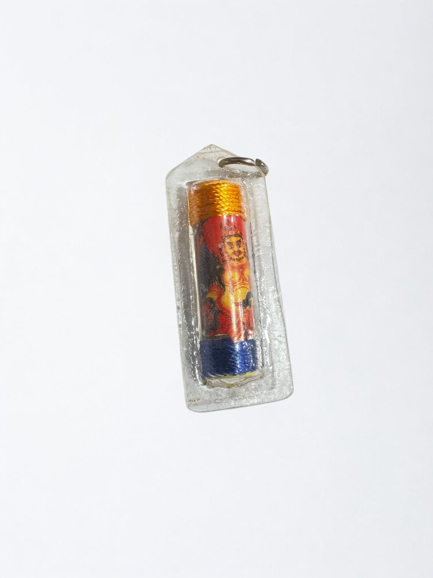 Tibetan Mantra Healing Amulet – Protected Charm for Health, Peace & Spiritual Well-Being