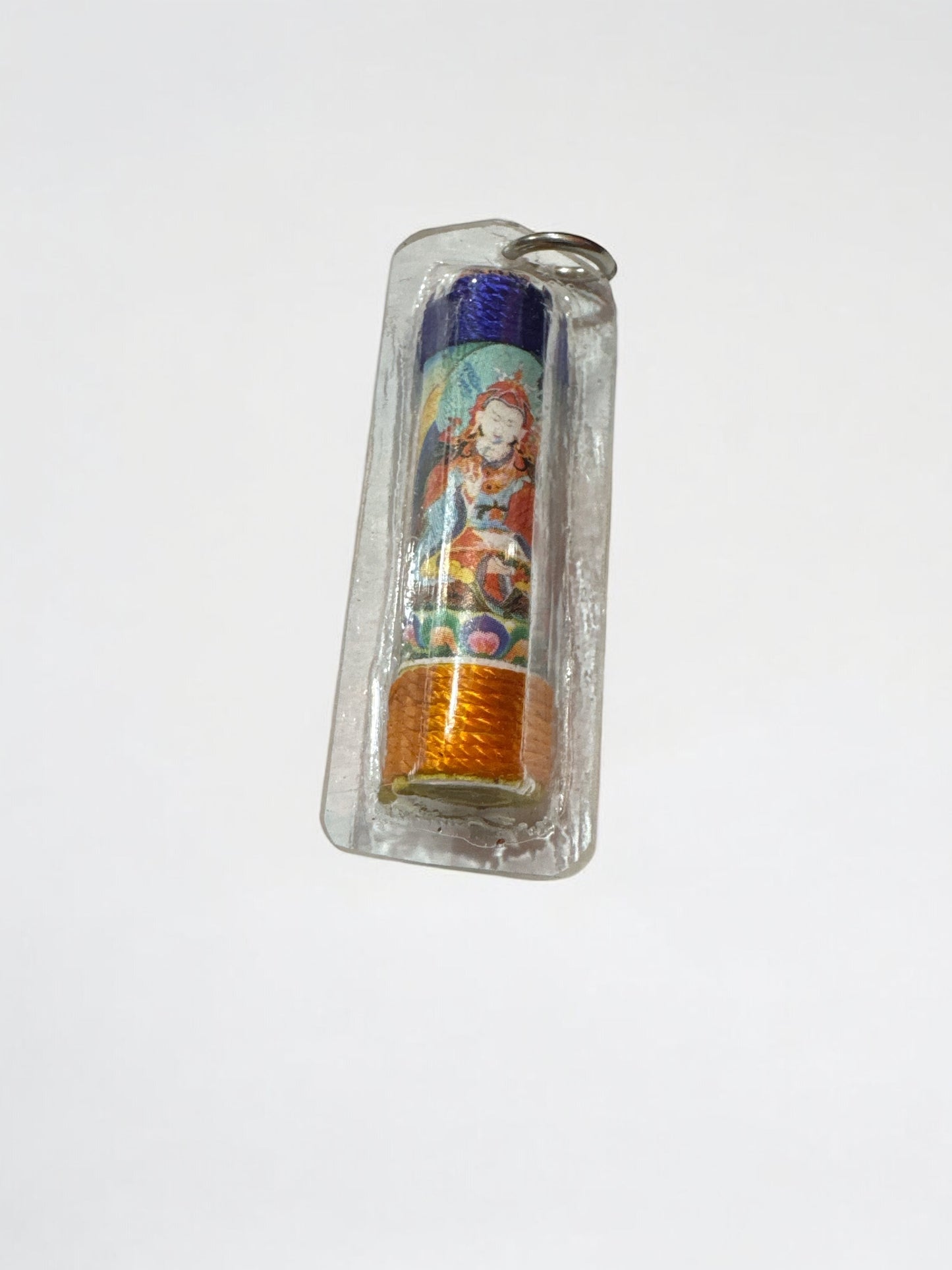 Tibetan Mantra Healing Amulet – Protected Charm for Health, Peace & Spiritual Well-Being