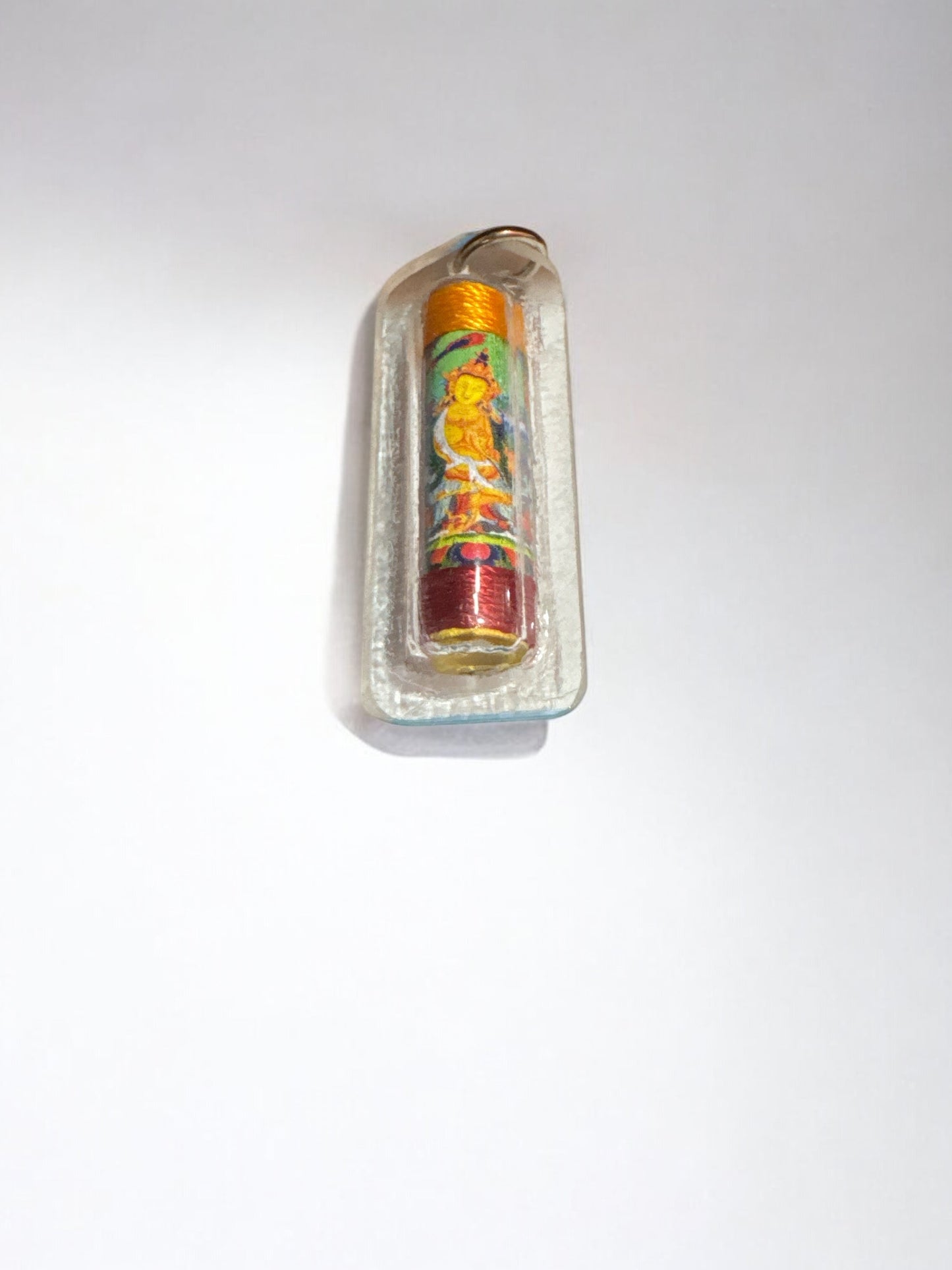 Tibetan Mantra Healing Amulet – Protected Charm for Health, Peace & Spiritual Well-Being