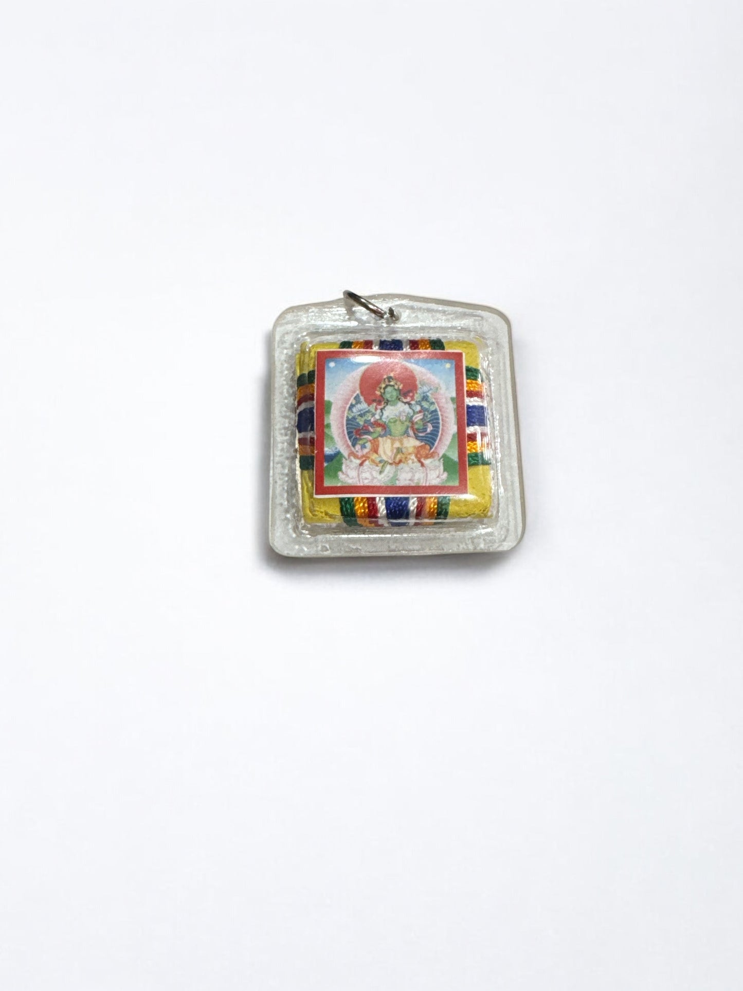 Tibetan Mantra Healing Amulet – Protected Charm for Health, Peace & Spiritual Well-Being