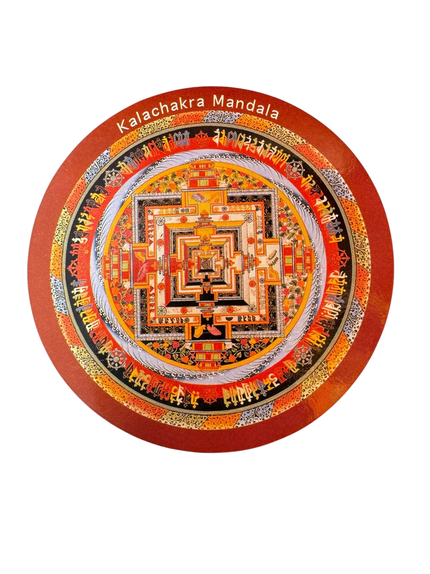 Tibetan buddhist ritual different deities and mandala fridge magnets / from Nepal