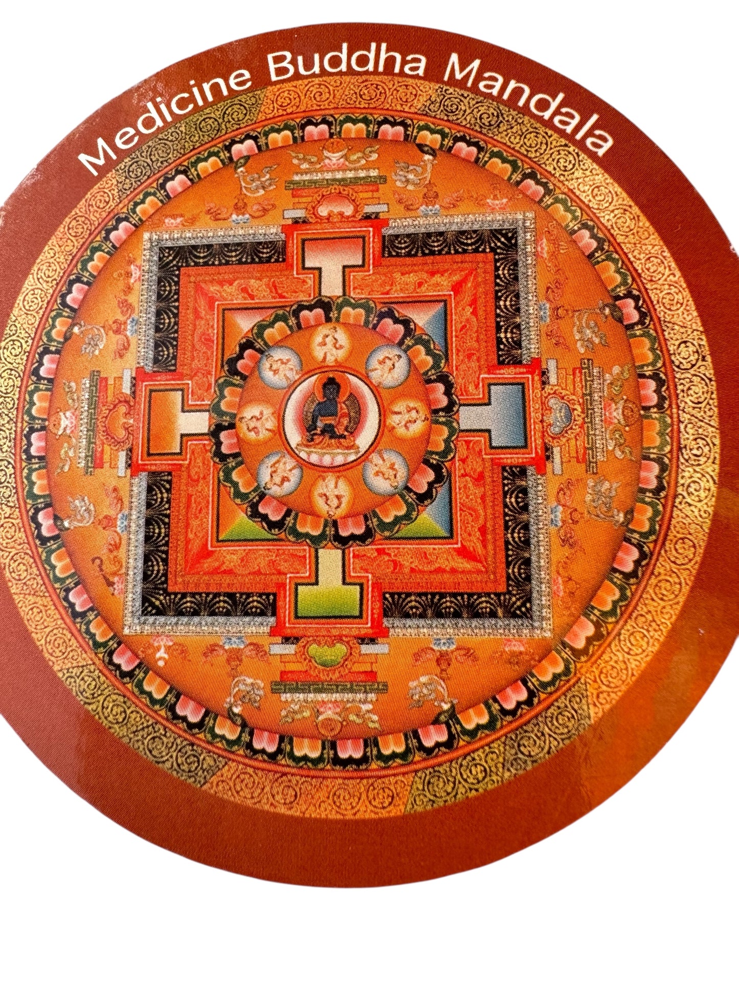 Tibetan buddhist ritual different deities and mandala fridge magnets / from Nepal