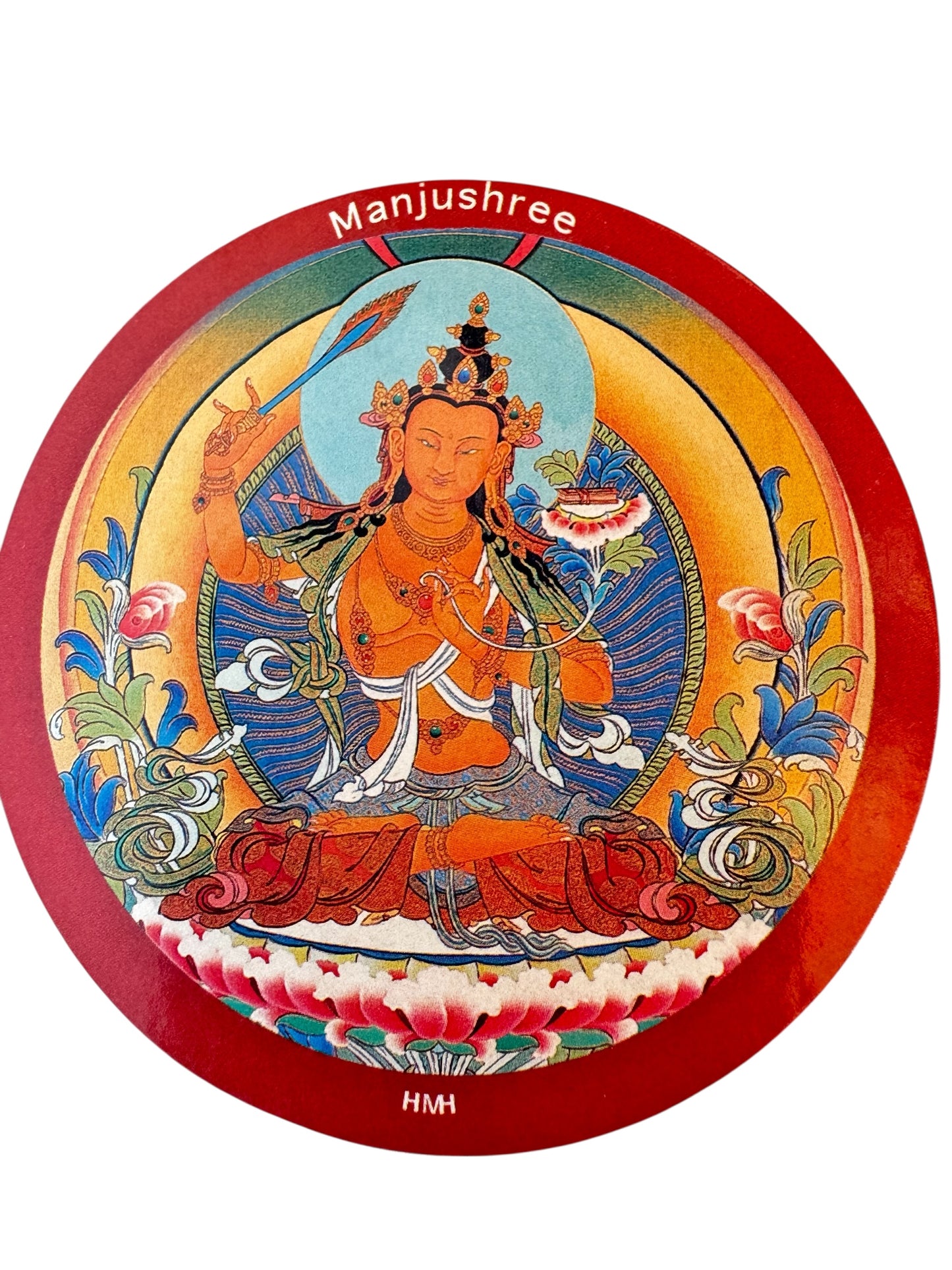 Tibetan buddhist ritual different deities and mandala fridge magnets / from Nepal