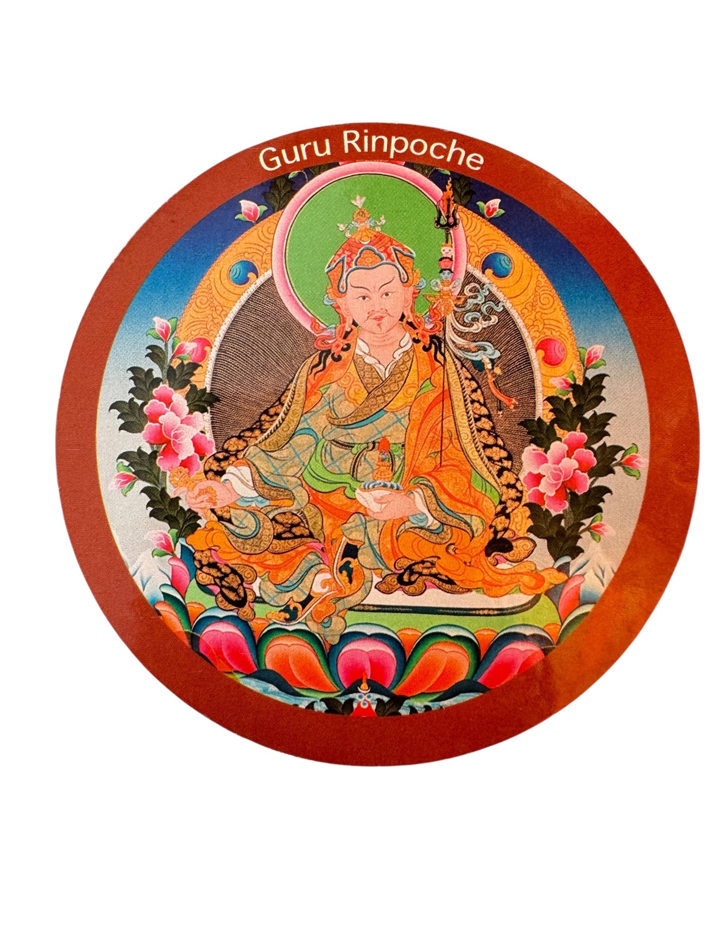 Tibetan buddhist ritual different deities and mandala fridge magnets / from Nepal
