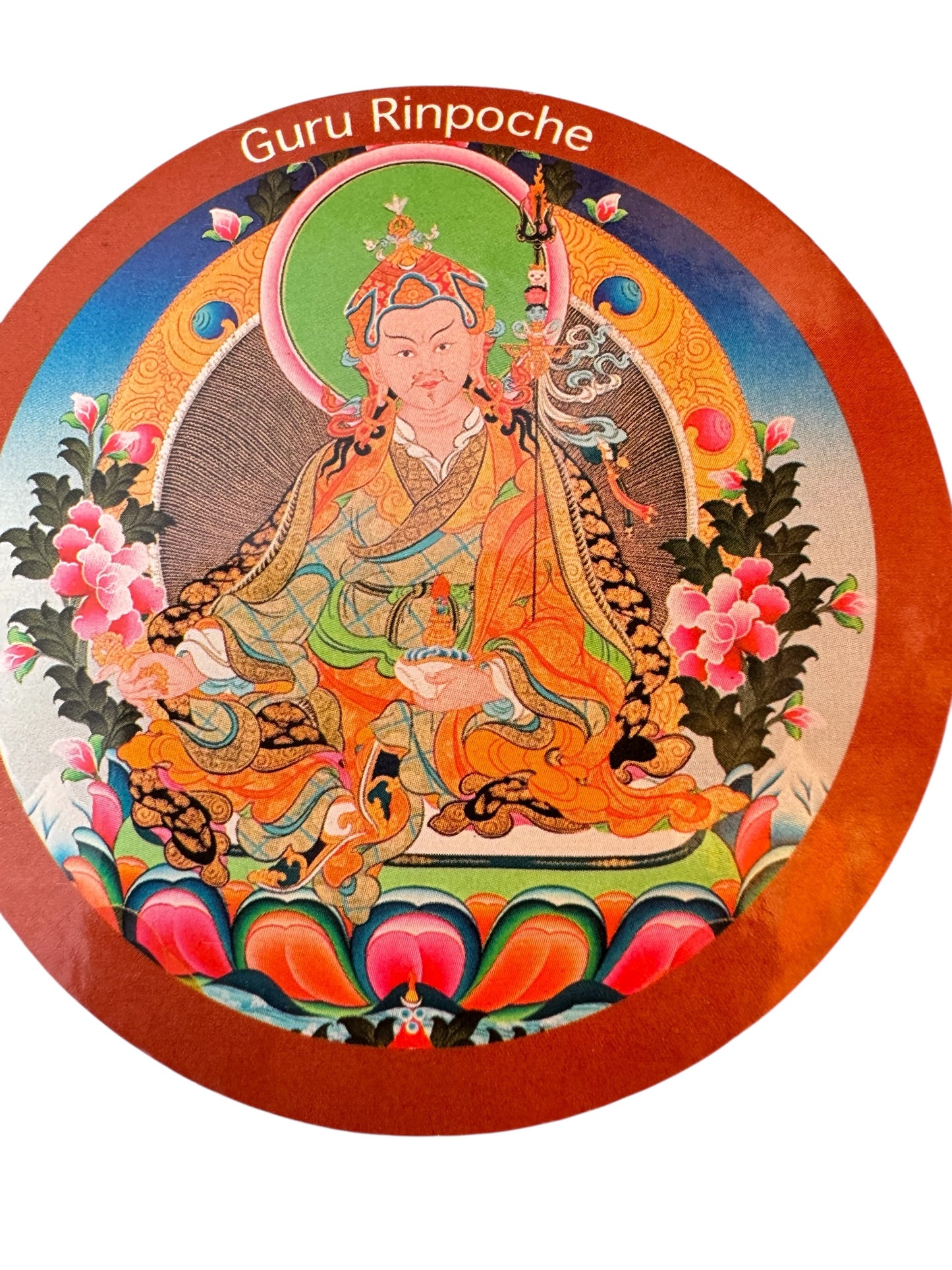 Tibetan buddhist ritual different deities and mandala fridge magnets / from Nepal