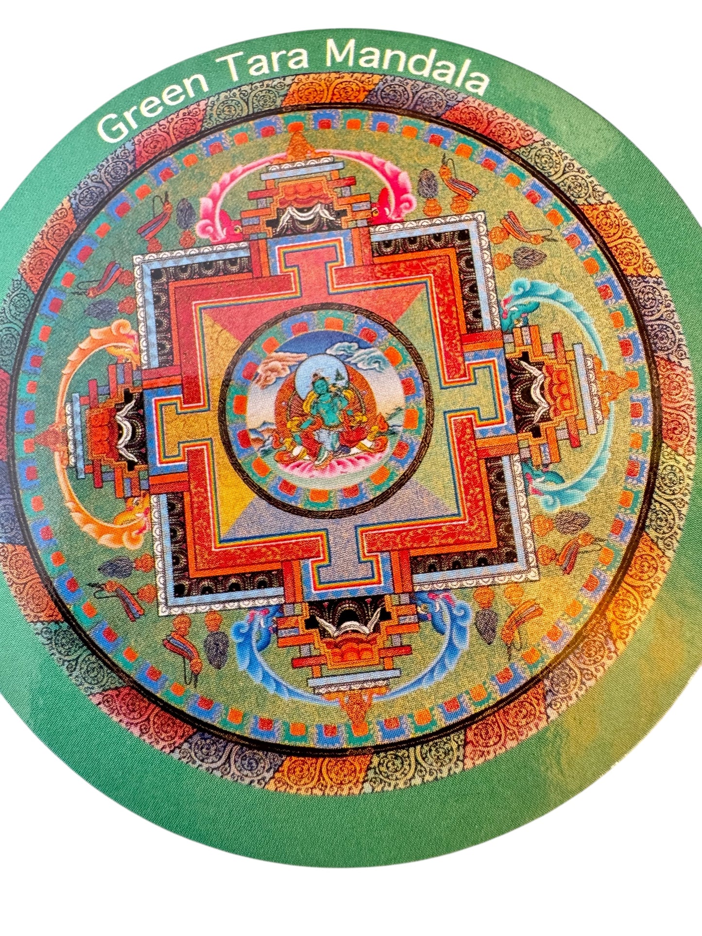 Tibetan buddhist ritual different deities and mandala fridge magnets / from Nepal