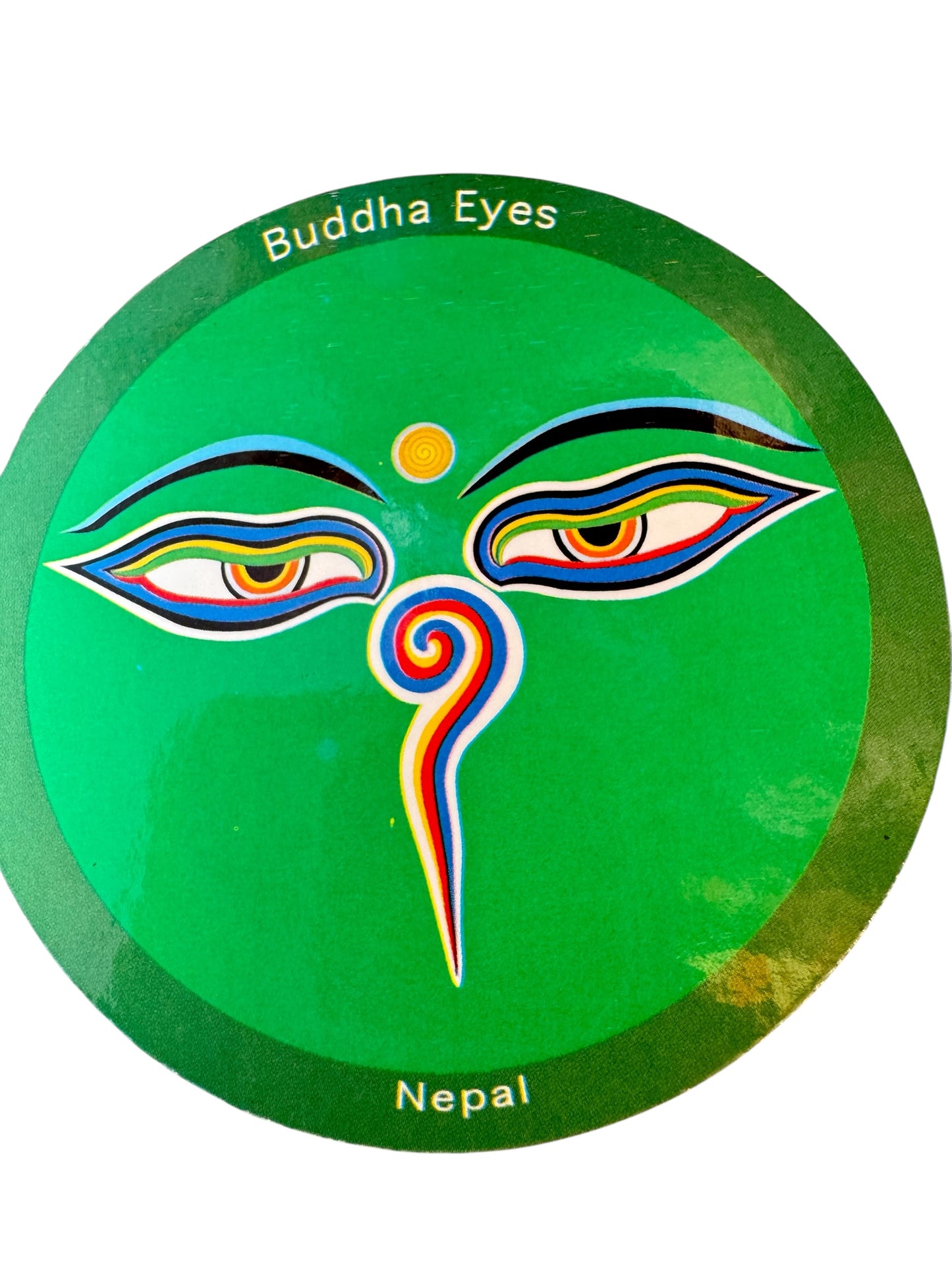Tibetan buddhist ritual different deities and mandala fridge magnets / from Nepal