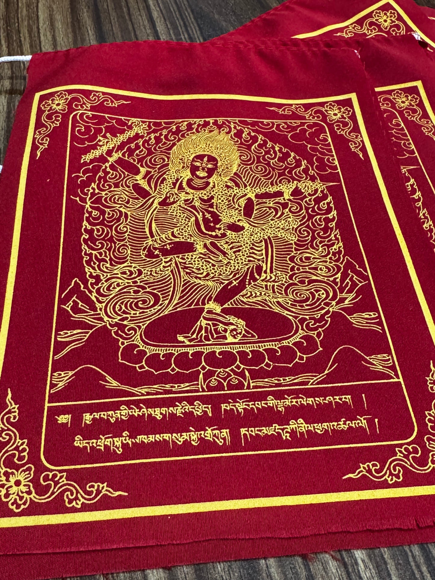 Tibetan buddhist Kurukulle / kurukulla cotton prayer flags
