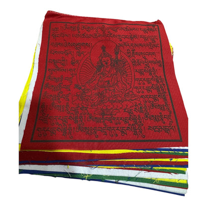 Tibetan buddhist high quality mix deities cotton prayer flags/ lungta