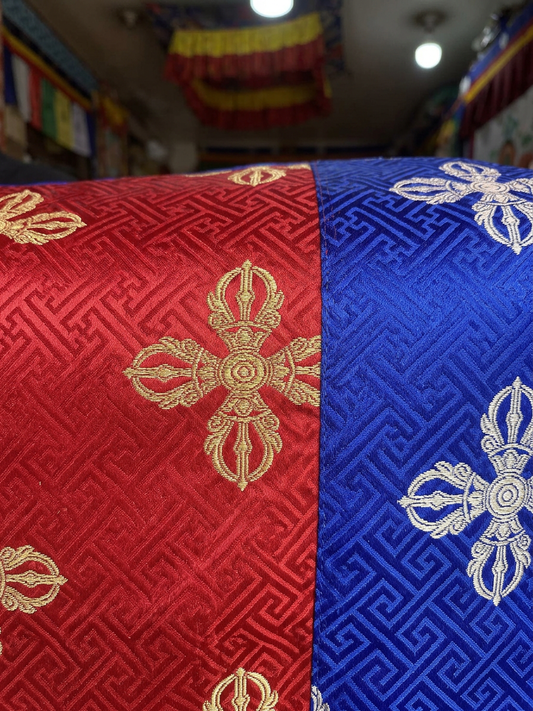 Tibetan Buddhist silk brocade dorje design table cover/altar cloth/shrine cover