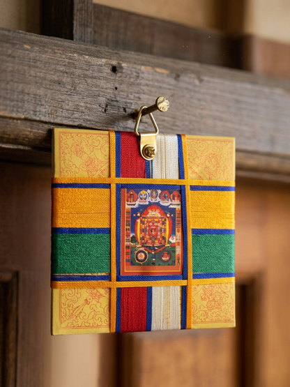 Tibetan Buddhist Wheel of Life (Sipa Khorlo) Protective Mantra Amulet Door Hanging / wall hanging