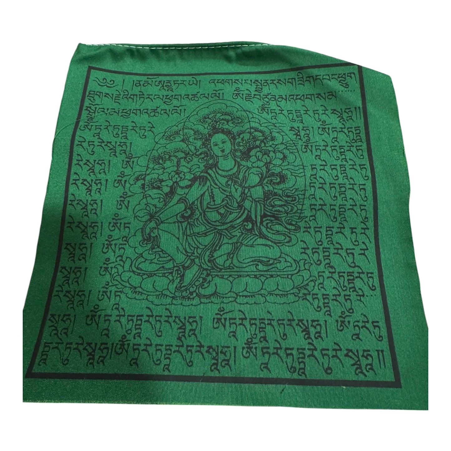 Tibetan buddhist high quality mix deities cotton prayer flags/ lungta