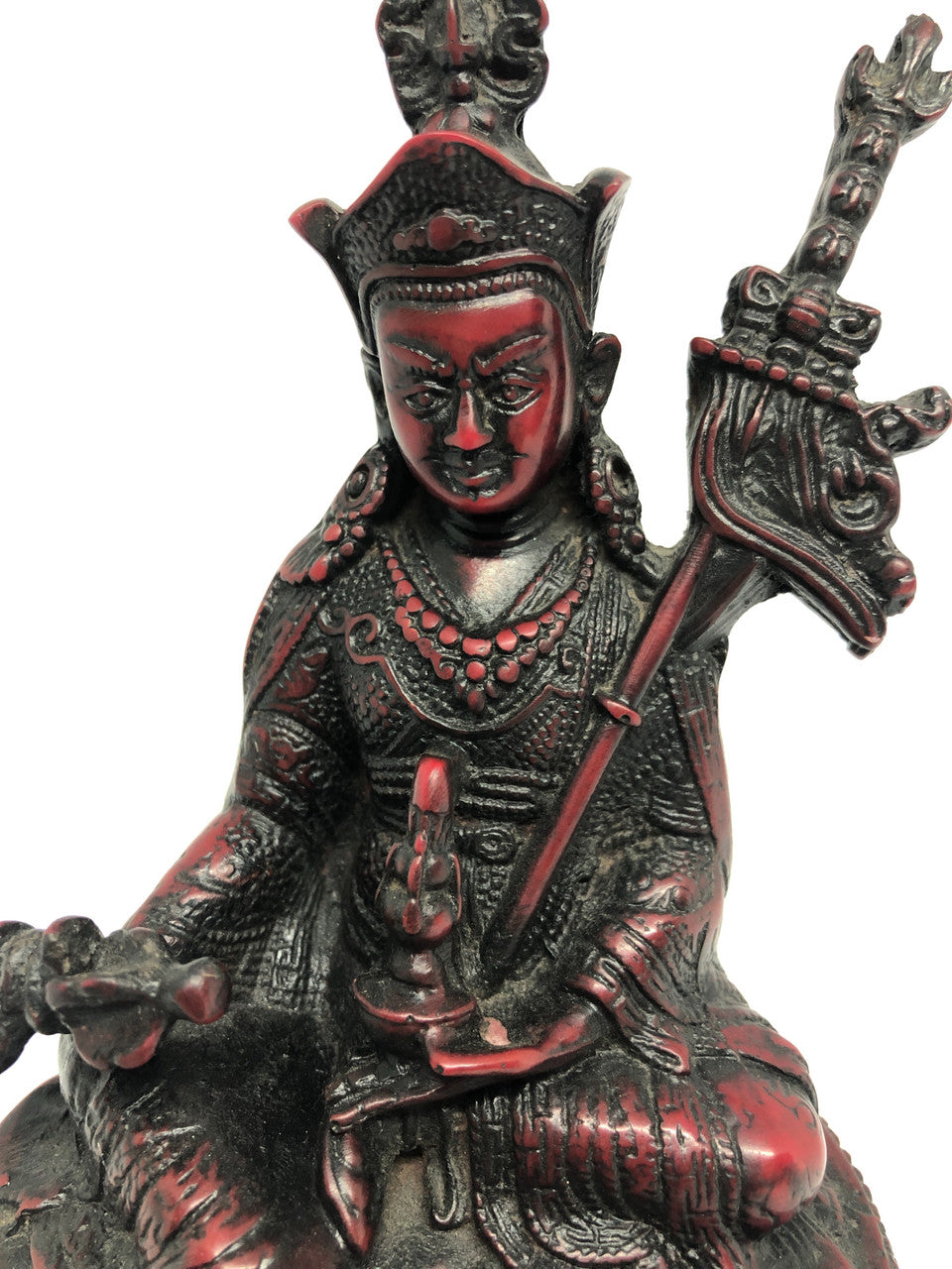 Tibetan buddhist guru Rimpoche cold cast resin statue / padmasambhava statue