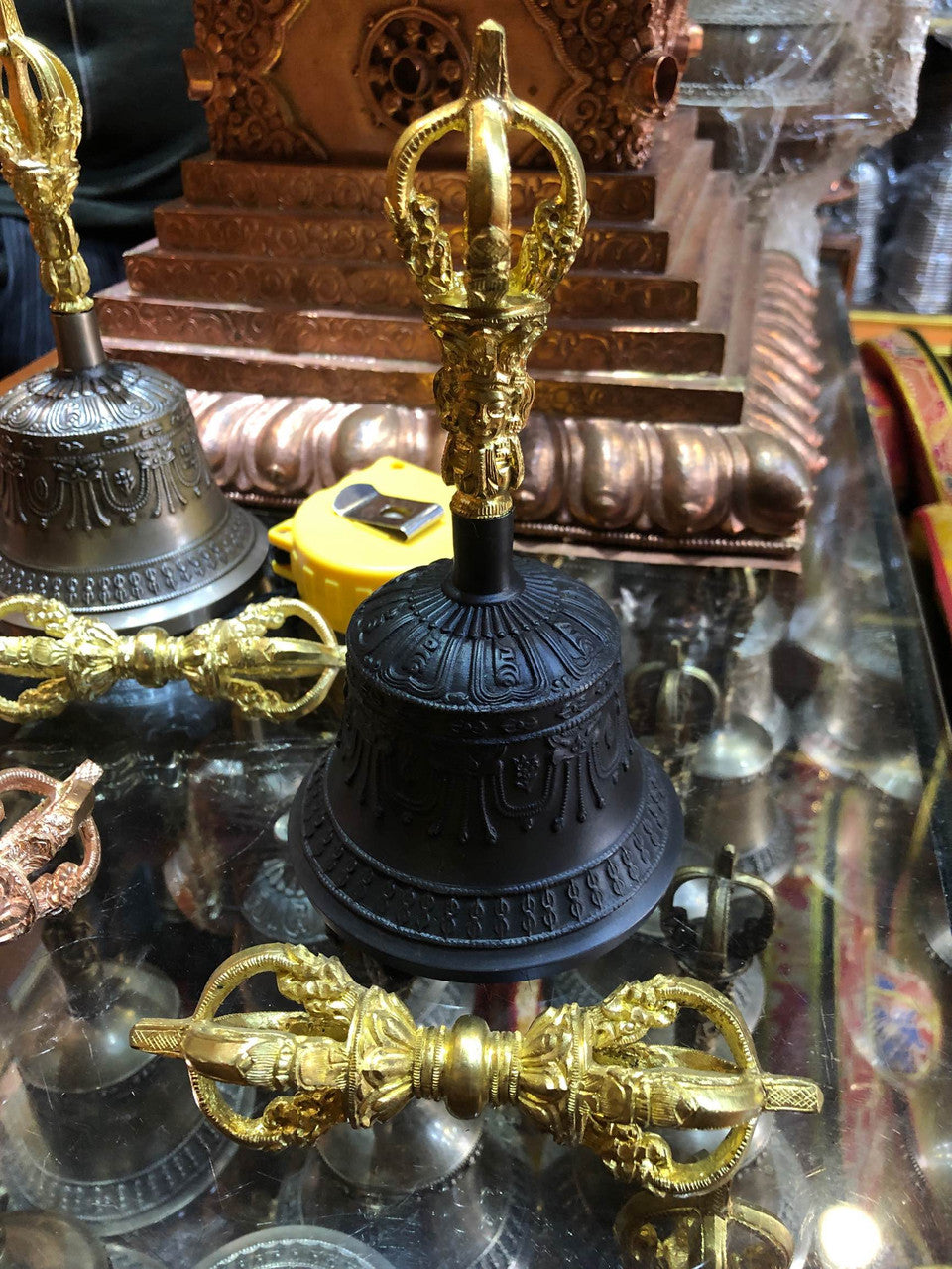 Tibetan Buddhism 5 Pronged Bell & Dorje Set