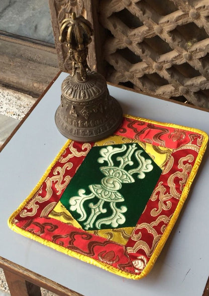 Set de table/nappe Dorje vert bouddhisme tibétain