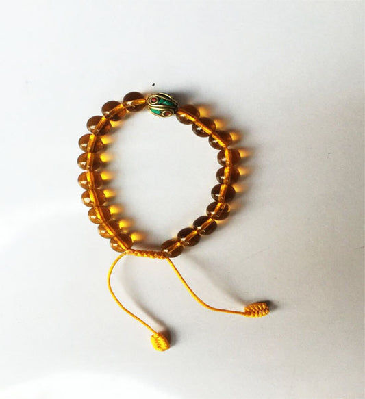 Citrine Hand Mala / Bracelet / Wrist Mala