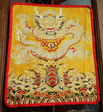 Tibetischer Buddhismus Drachen Tischset / Tischdecke