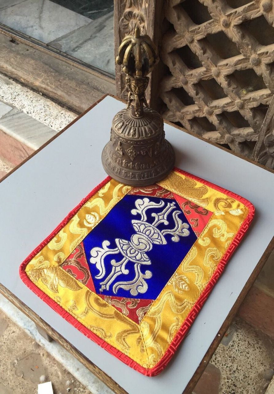 Set de table / nappe Dorji bleu bouddhisme tibétain