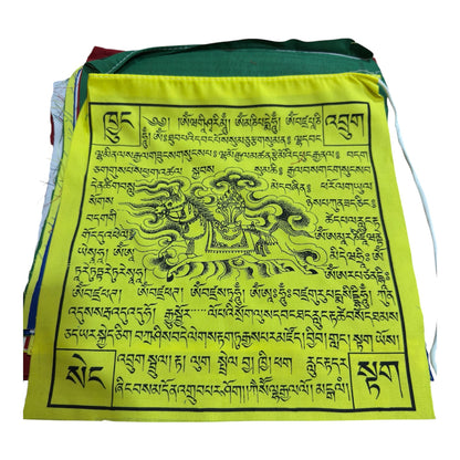 Tibetan buddhist high quality mix deities cotton prayer flags/ lungta