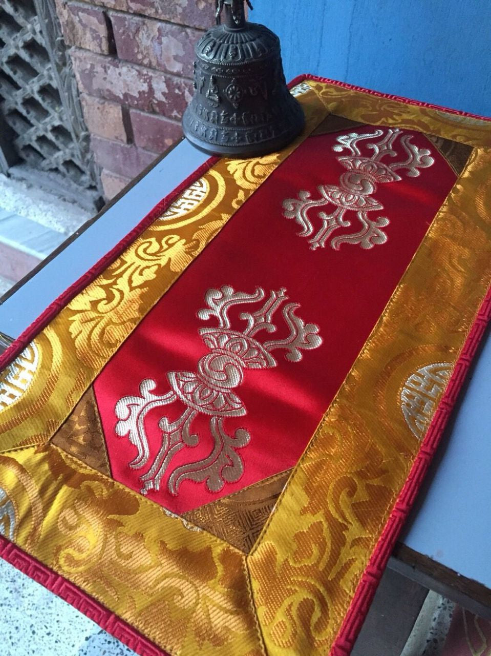 Tibetan Double Dorji Placemat / Table Cover