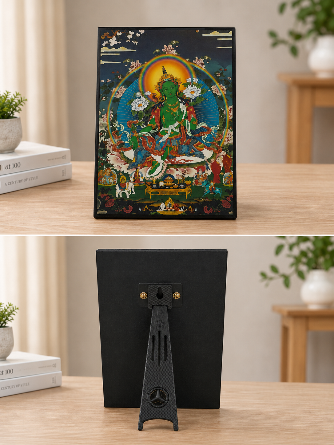 Printed Tibetan Buddhist Laminated Wall & Tabletop Art – Multiple Designs / made in Nepal