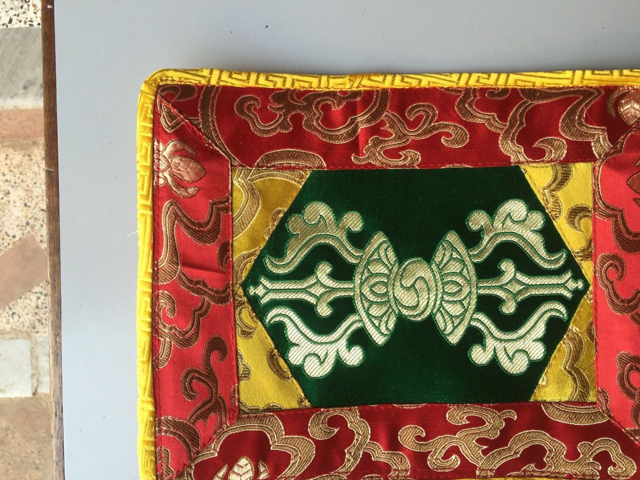 Tibetan Buddhism Green Dorje Placemat/Table Cover