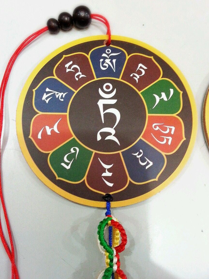 Tibetan White Tara Car Hanging /Door Hanging