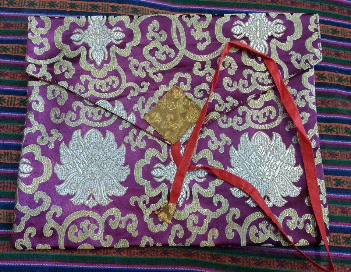 Tibetan A4 Size Silk Text Covers