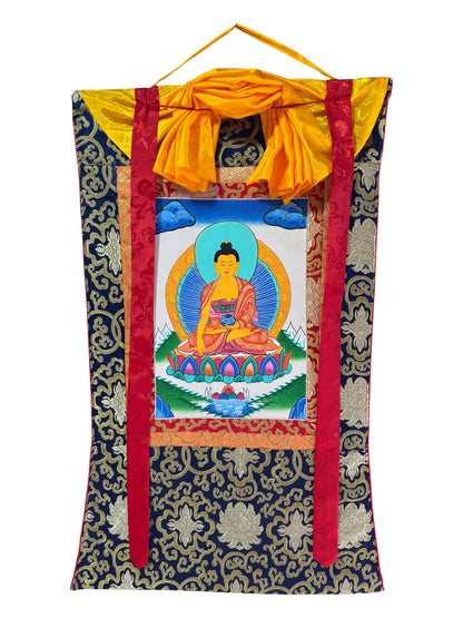Tibetan Buddhist Shakyamuni Buddha hand painted thangka / shakyamuni buddha thangka painting