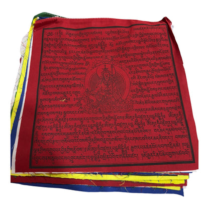 Tibetan buddhist high quality mix deities cotton prayer flags/ lungta