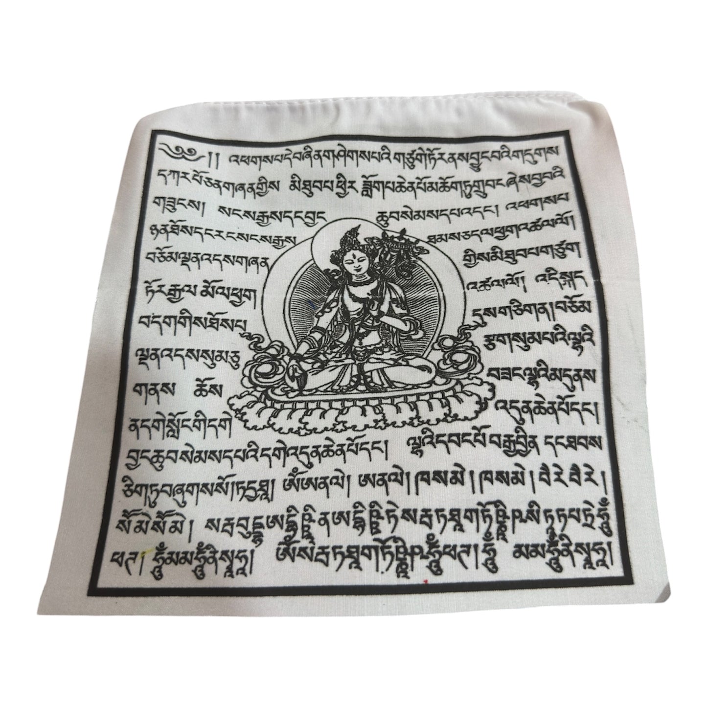 Tibetan buddhist high quality mix deities cotton prayer flags/ lungta