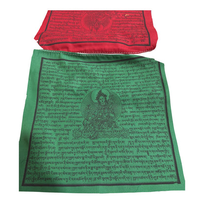Tibetan buddhist high quality mix deities cotton prayer flags/ lungta