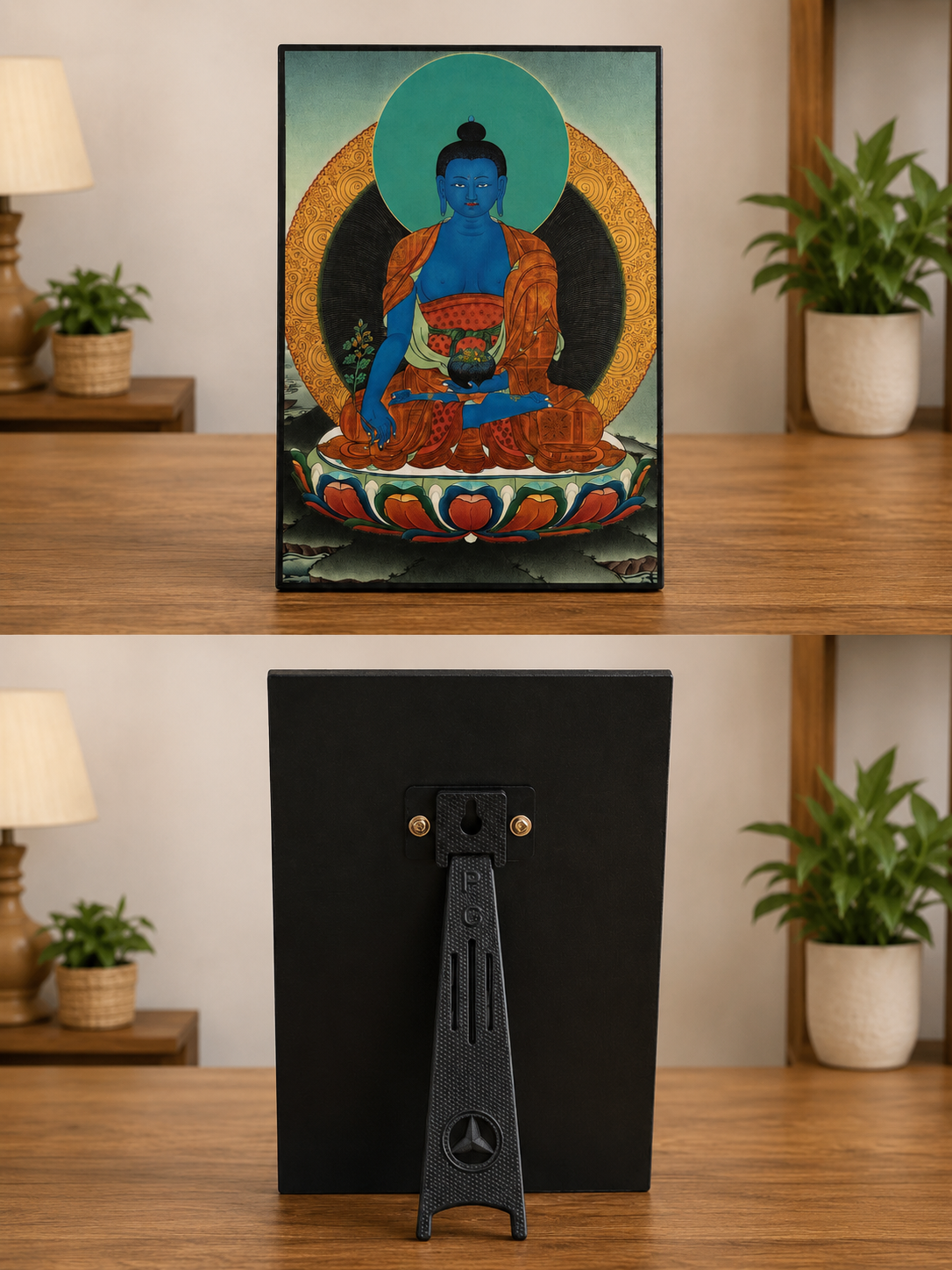 Printed Tibetan Buddhist Laminated Wall & Tabletop Art – Multiple Designs / made in Nepal