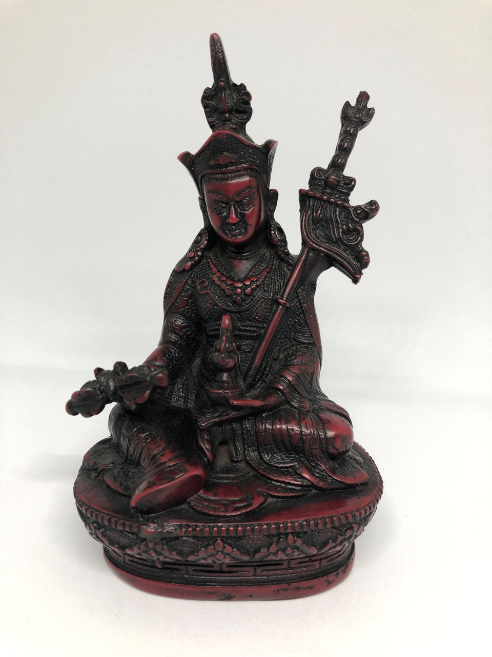 Tibetan buddhist guru Rimpoche cold cast resin statue / padmasambhava statue