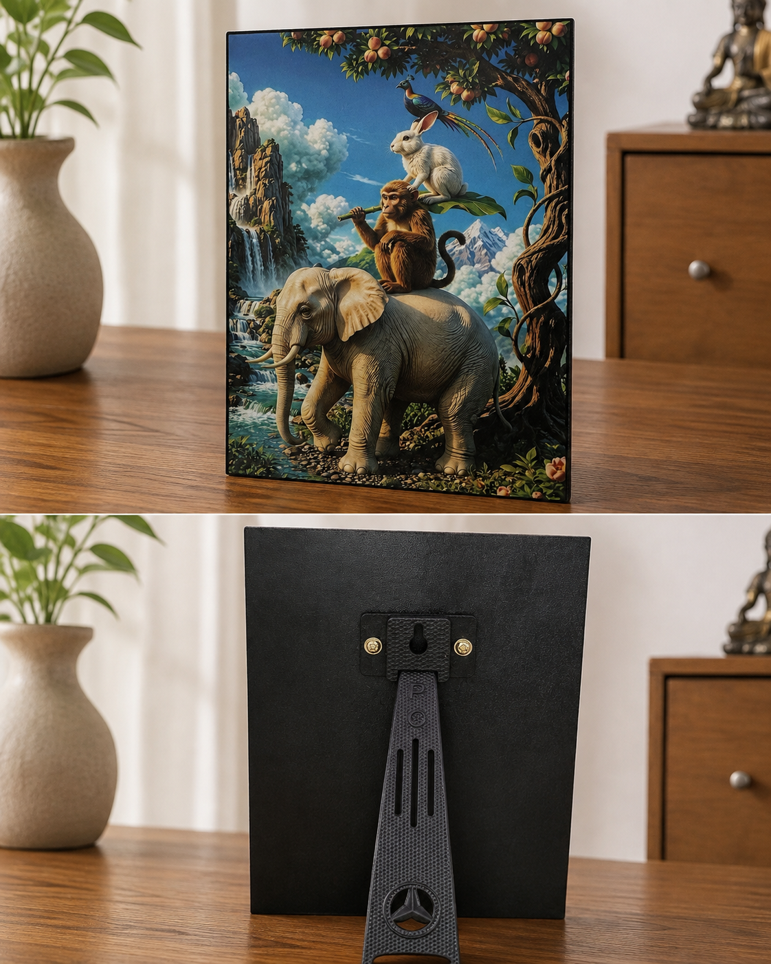 Printed Tibetan Buddhist Laminated Wall & Tabletop Art – Multiple Designs / made in Nepal