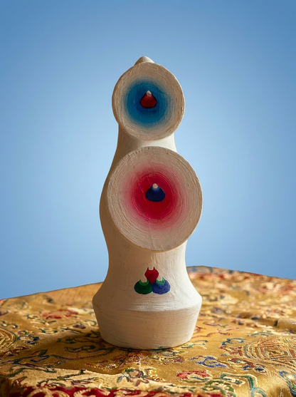 Tibetan buddhist wooden shalze offering torma /food torma Zhalse/ handmade in nepal