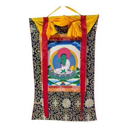 Tibetan Buddhist milarepa thangka painting / hand painted milarepa thangka