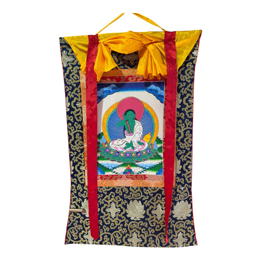 Tibetan Buddhist milarepa thangka painting / hand painted milarepa thangka