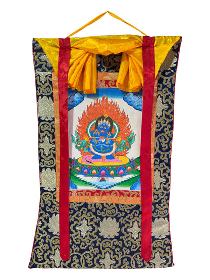 Tibetan Buddhist Mahakala hand painted thangka / mahakala thangka painting