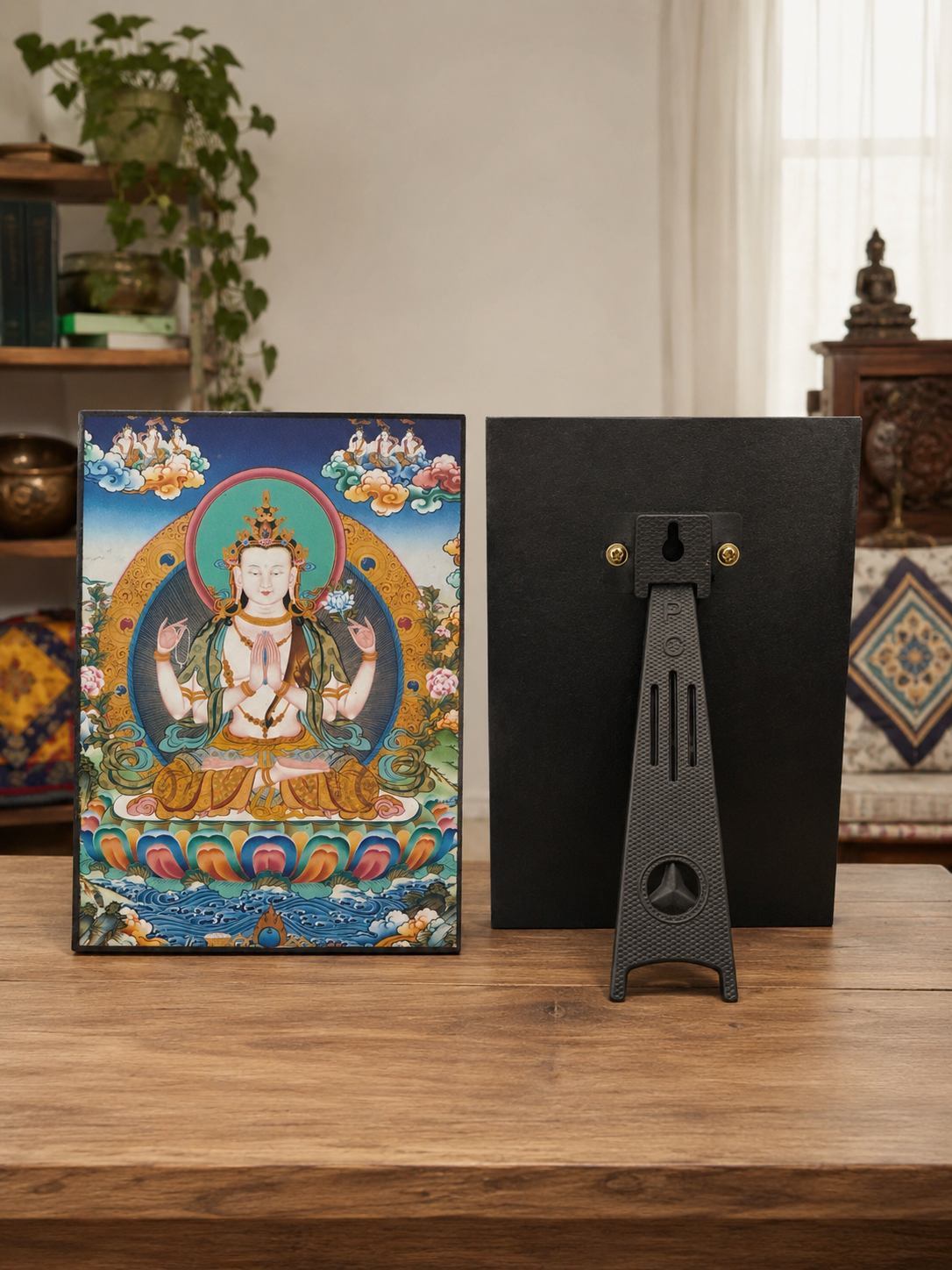 Printed Tibetan Buddhist Laminated Wall & Tabletop Art – Multiple Designs / made in Nepal