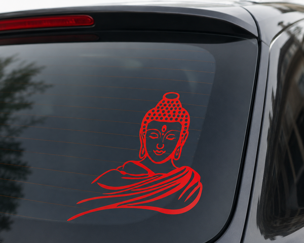 Tibetan Buddhist Buddha Light Reflector Sticker – Made in Nepal