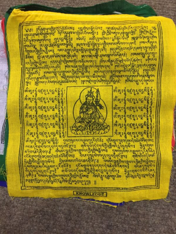 Tibetan Pure cotton Buddhist prayer flag/lungta/25 leaves/large size